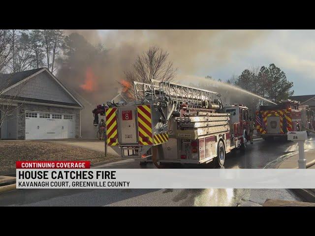 Fire damages Greenville Co. house