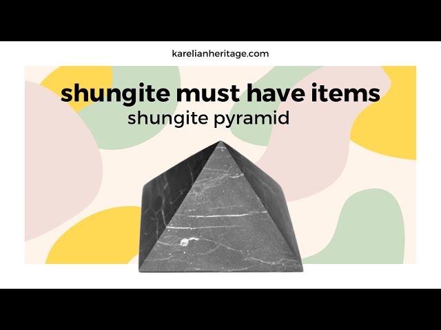 Shungite Pyramid: Shungite Must Have Items