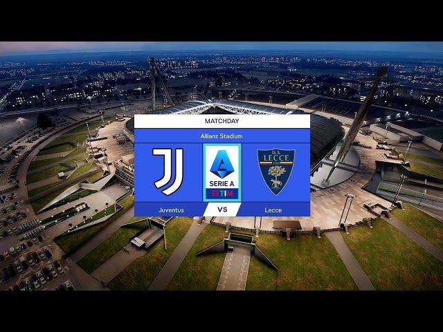 Juventus vs Lecce | Allianz Stadium | 2023-24 Serie A | PES 2021