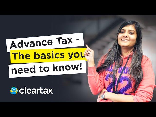 Advance Tax - Basics