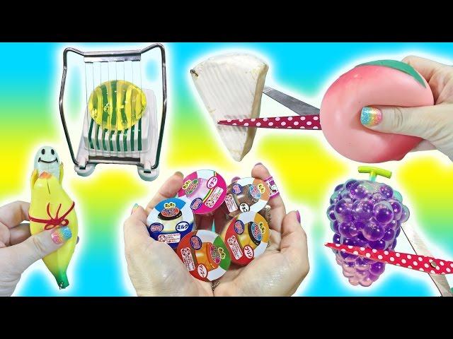 What's Inside Squishy Food Toys! I Cut My Favorite Squishy! Jumbo Squish