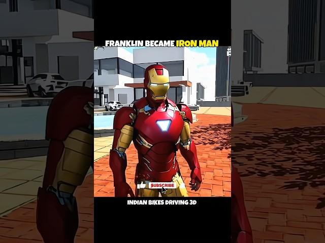 Franklin Became Iron Man  | Indian Bikes Driving 3d Short  | #shorts #indianbikesdriving3d