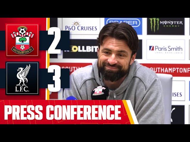 Russell Martin Post-Match Press Conference | Southampton 2-3 Liverpool