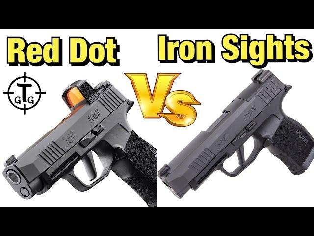 Red Dot VS Iron Sights on your Concealed Carry | Pros and Cons