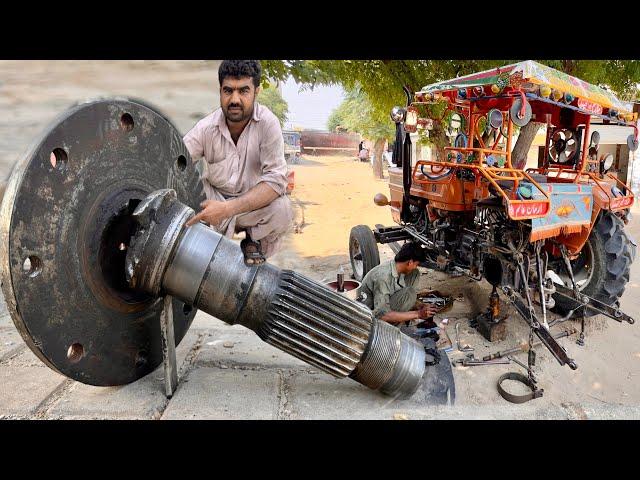 I Expertly Repair Broken Fiat Tractor Wheel Axle Most Amazing Technique // Must Watch This Video ￼￼