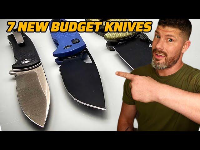 7 NEW BUDGET POCKET KNIVES FOR EDC