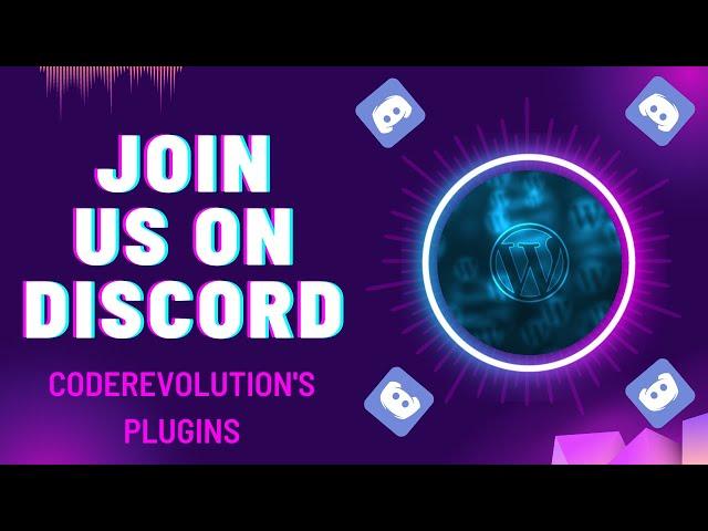 Join CodeRevolution's Plugins now also on Discord!