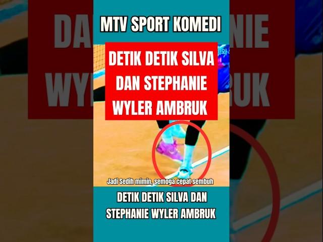 Detik detik Stephanie wyler dan silva gs caltex ambruk | mtv sport komedi