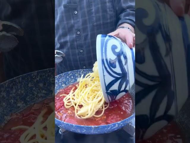 How to Make: Roman Bucatini Flambe and Recipe