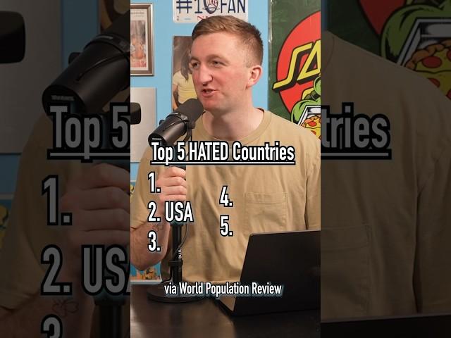 TOP 5 MOST HATED COUNTRIES In The WORLD! Can You Guess Them? #countries #world #hate #usa #top5