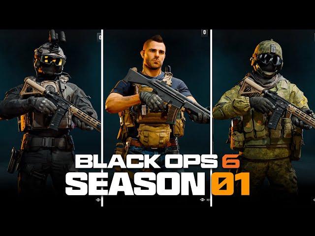 NEW UNRELEASED Operators & Rewards in Black Ops 6 Season 1 (Soap Hawk, Milsims, & Free Packs)