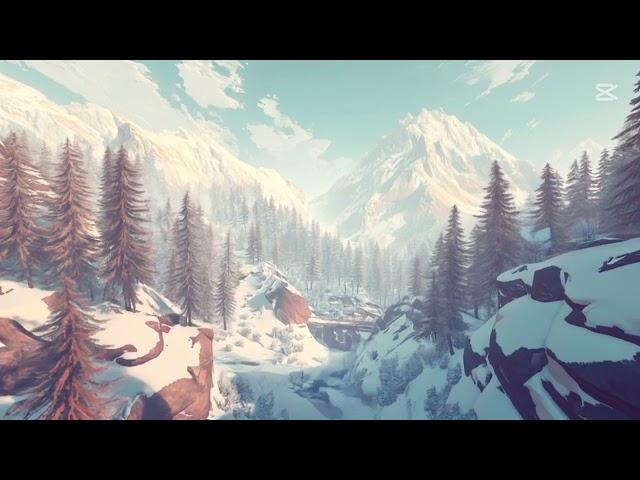 Soothing Snow - Calming Music for Relaxation - Enjoy the Peace of a Winter Landscape