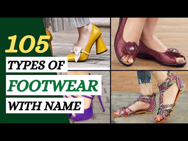 Different Types of Ladies Footwear With Name | Blossom Trends