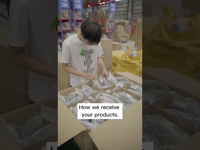 How we receive your products  #warehouse #shipping #ecommerce