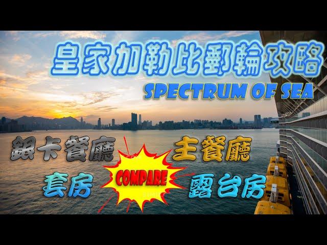 【郵輪攻略】Spectrum of Sea 皇家加勒比親子郵輪攻略-比較銀卡和主餐廳, 套房和露台客房