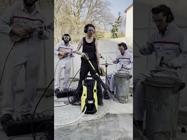 Kärcher x KLANGPHONICS Techno Music + High Pressure Washer Remix | Kärcher UK