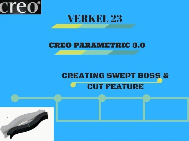 # Tutorial 3:- Creating Swept Boss & Cut in Creo 3 0