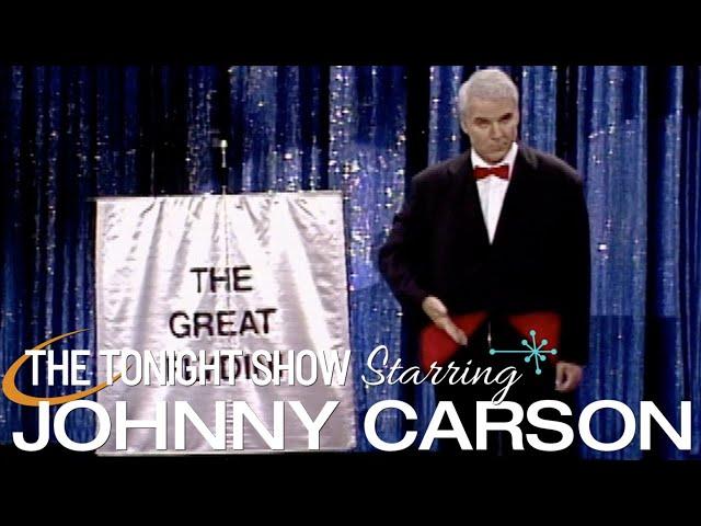 Steve Martin Is The Great Flydini | Carson Tonight Show