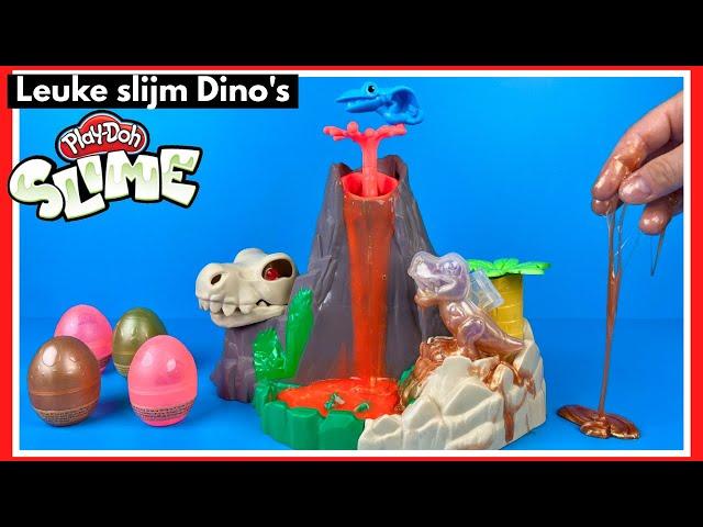 Play Doh Dino Crew Lava Bone Island uitpakken | Family Toys Collector