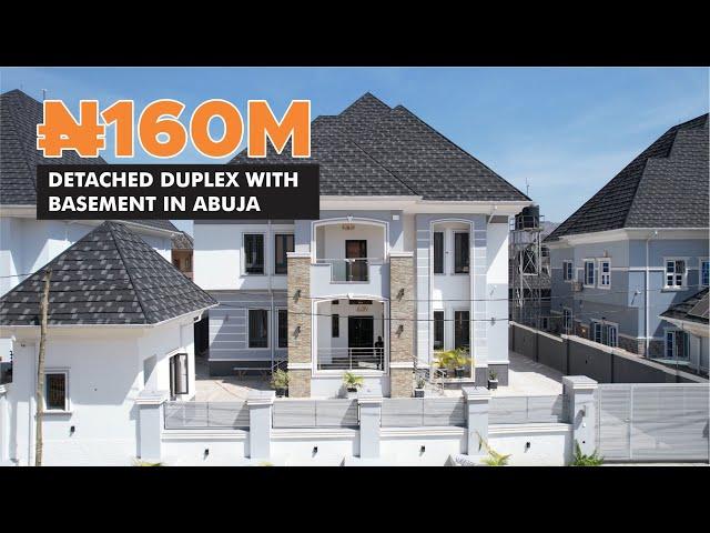 Inside a ₦160 MILLION ($280,700) 5 Bedroom Detached duplex with Basement in Abuja