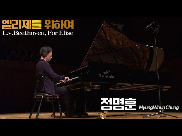 정명훈│베토벤, 엘리제를 위하여 (L.v.Beethoven, For Elise) Pf.MyungWhun Chung