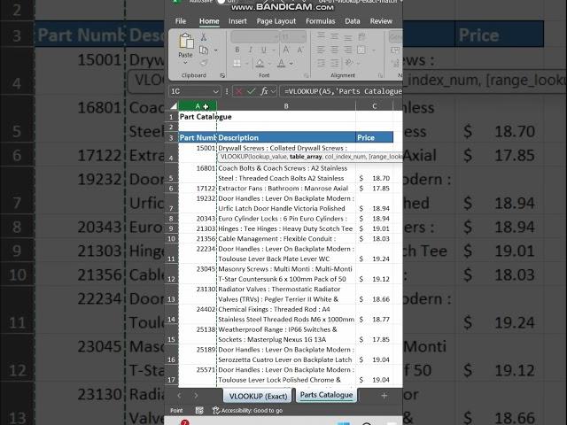 Don't Use Vlookup in Excel‼️Instead Use amazing function #exceltips #exceltricks   #shorts  #excel