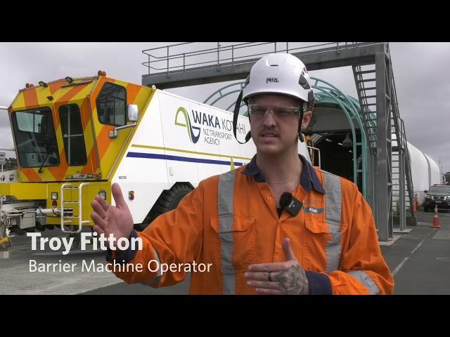 Moving barriers on Auckland's Harbour Bridge