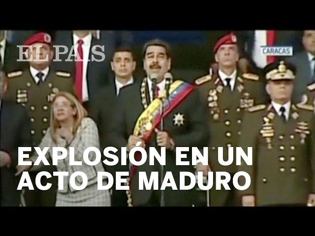 NICOLÁS MADURO | Una explosión interrumpe un discurso del presidente de Venezuela | Internacional