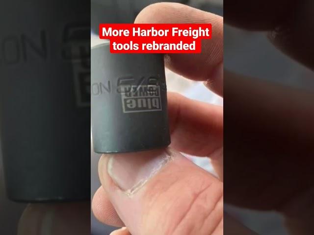 Harbor freight caught again, or is it Cornwell? #harborfreight #cornwell #icon #bluepower