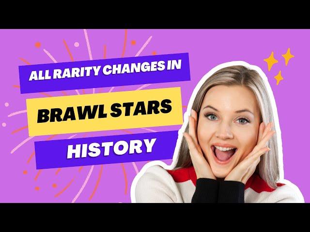 HISTORY OF RARITY CHANGES | BRAWL STARS | DEXTRO GAMING