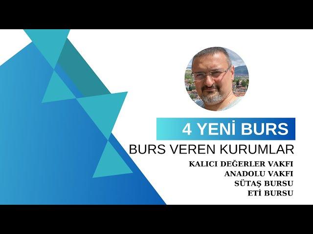 BURS VEREN KURUMLAR 2025. 4 YENİ BURS BAŞVURUSU VAR. #yks #kykburs #kykyurt