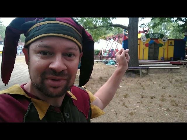 Flec the FOOL at Michigan Renaissance Festival before gates open!  Come on out and see my show!