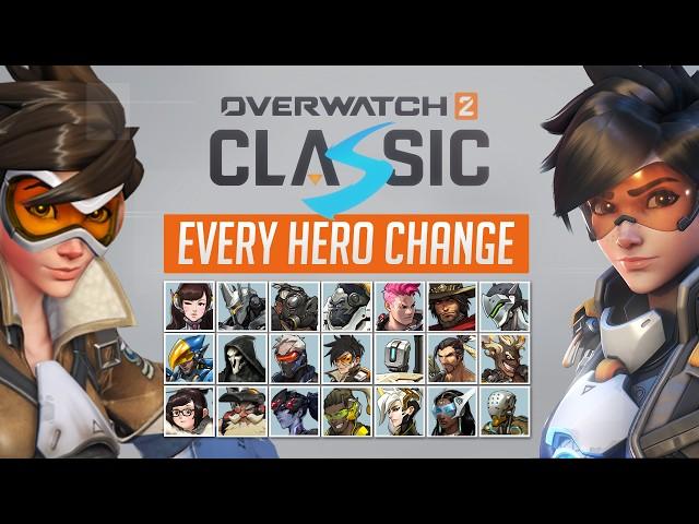 EVERY MAJOR CHANGE for Overwatch 1 (2016) vs Overwatch 2 (2024)