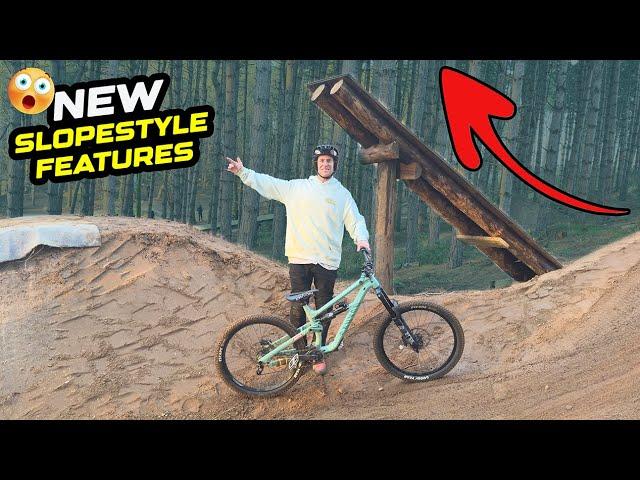 UK'S FIRST PUBLIC SLOPESTYLE MTB TRAIL IS COMPLETE - 4 NEW FEATURES!