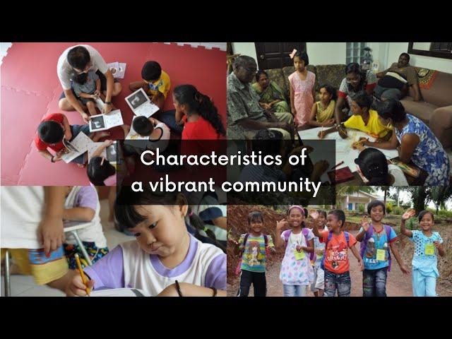 Characteristics of a vibrant community