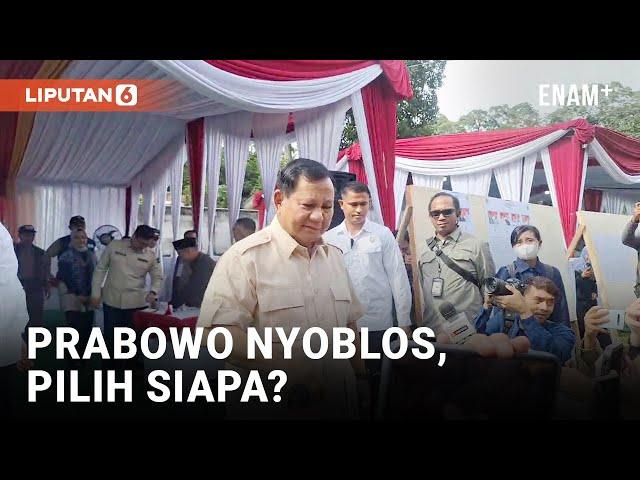 Dikawal Paspampres, Prabowo Nyoblos di TPS 08 Bojongkoneng | Liputan6