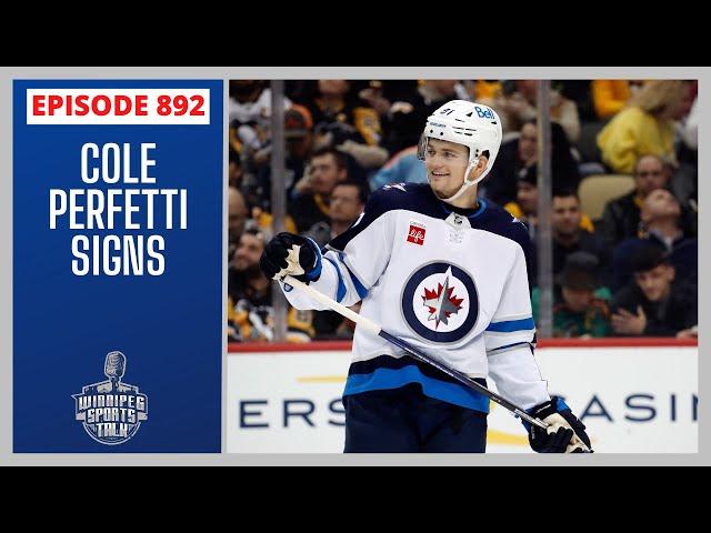 Cole Perfetti signs two year contract with the Winnipeg Jets,