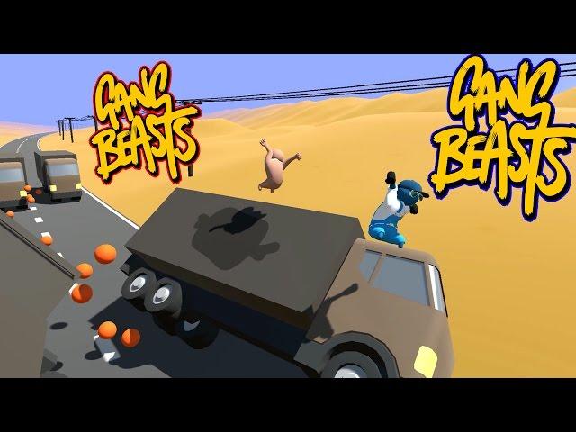 Gang Beasts - Road Kill [Father and Son Gameplay]