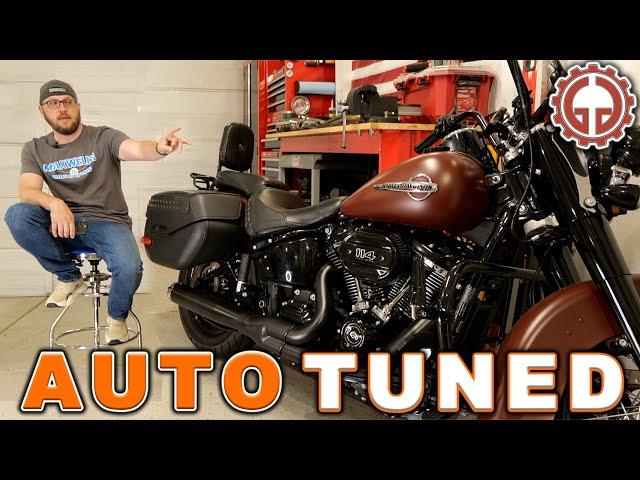 Dynojet Target Tune and Wideband O2 install on my @harleydavidson Heritage 114