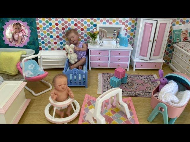 MINI REBORN NURSERY MAKEOVER for Silicone Babies Emma and Ellie