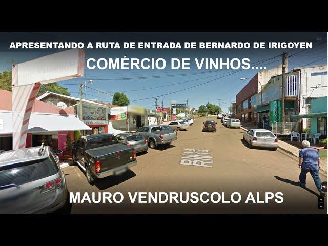 APRESENTANDO A RUTA 14 (AV. BRASIL) DE ENTRADA EM BERNARDO DE IRIGOYEN, NA ARGENTINA