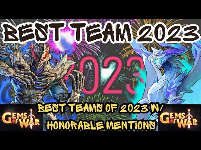 Gems of War BEST TEAM of 2023 | The best gems of war team of 2023 with 2 honorable mentions