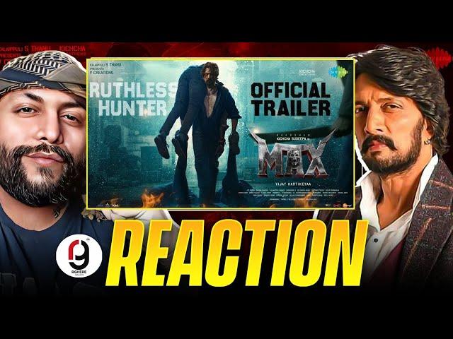 Max - Official Trailer | Kichcha Sudeep | B Ajaneesh Loknath | Vijay | REACTION BY RG KANNADA