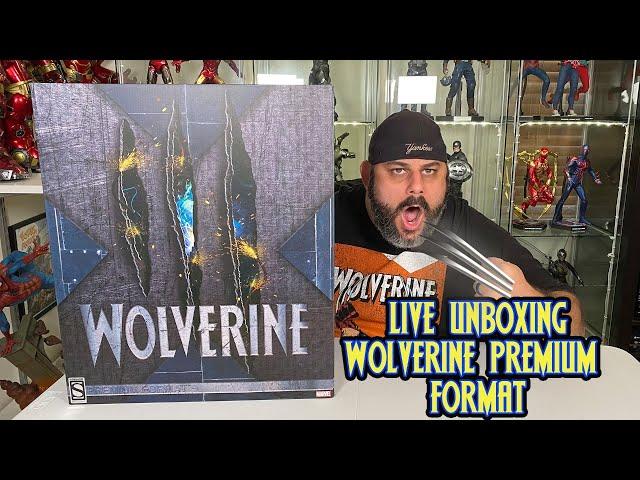 Wolverine Sideshow Premium Format Live Unboxing
