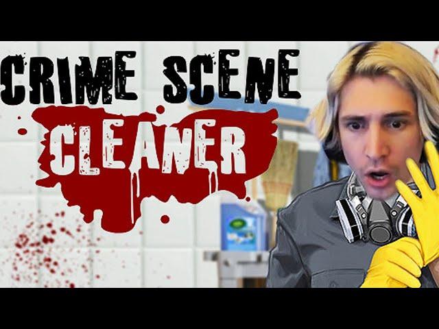 XQC PLAYS CRIME SCENE CLEANER