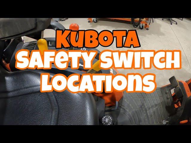 Safety Switch Locations