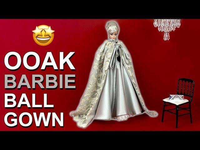 OOAK Silk & Lace BALL GOWN - Barbie Collector