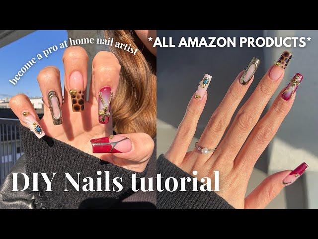 how to become a PRO at Gel X Nails | full tutorial + amazon products