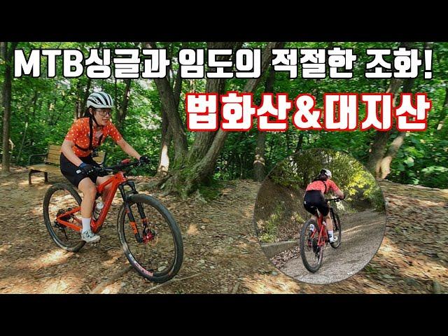 용인 법화산&대지산 MTB 라이딩! XC싱글과 임도를 함께! (경기도 라이딩코스 추천)