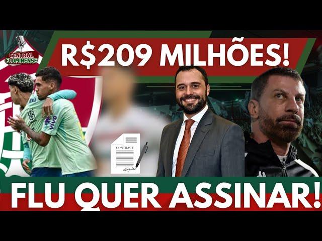 ÓTIMA NOTÍCIA DO FLU! FLUMINENSE PODE ASSINAR COM JOGADOR PARA 2025. MILHÕES EM JOGO NA LFU.